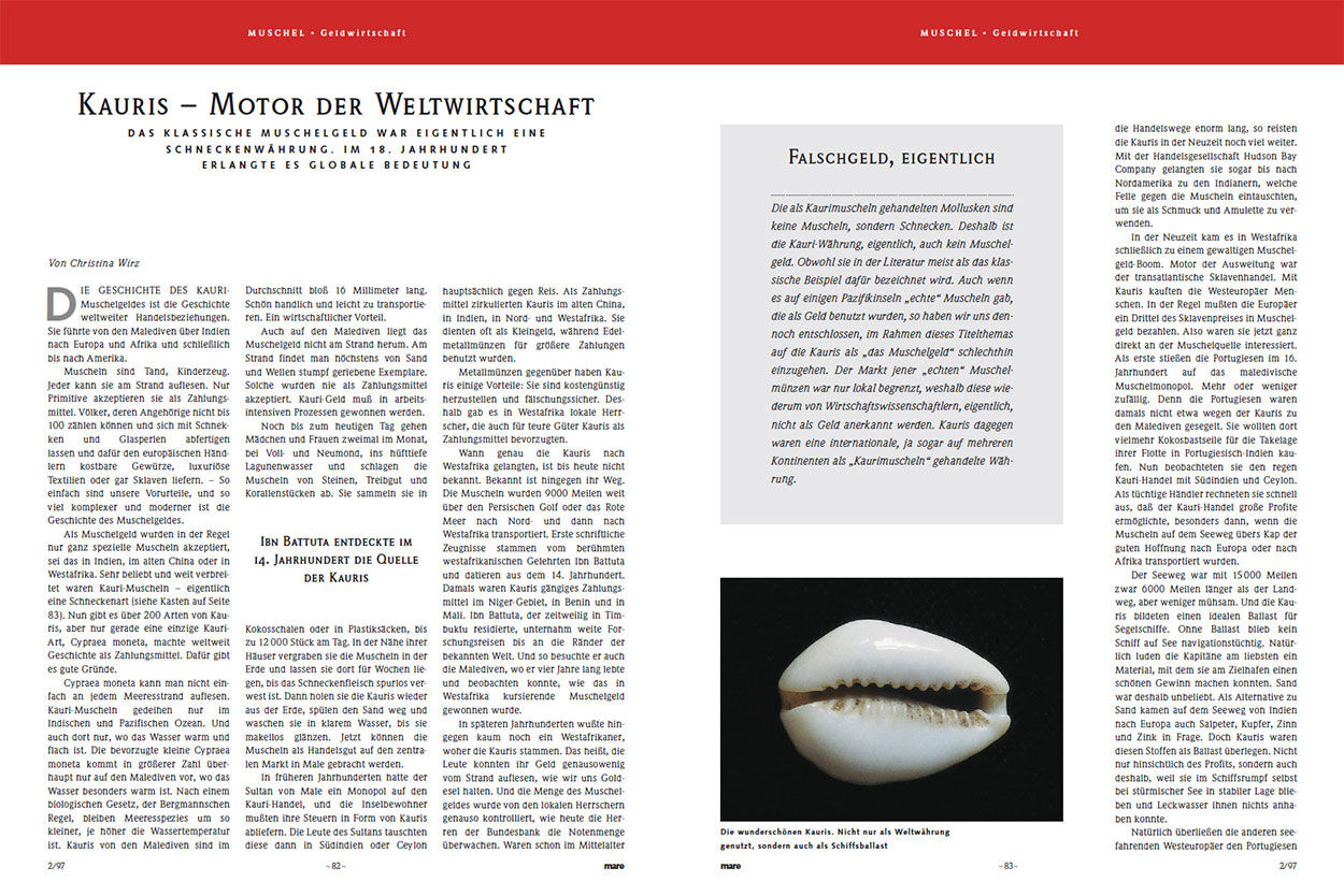 Kauris – ein internationales Geld