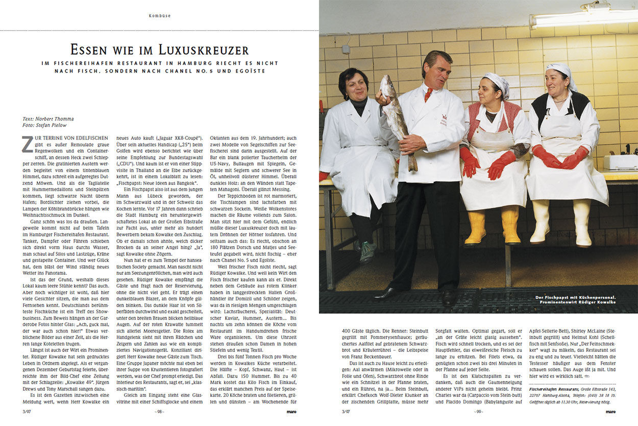 Essen wie im Luxuskreuzer