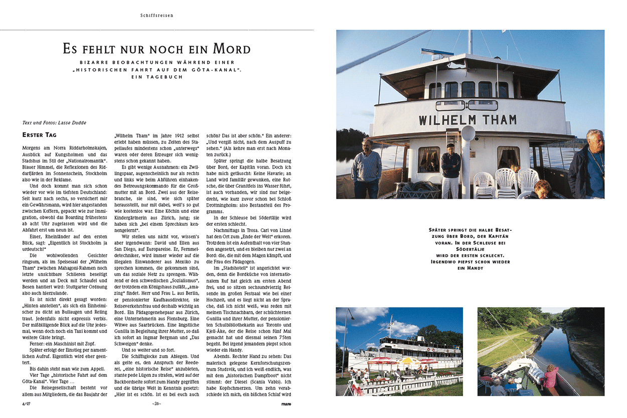 Es fehlt nur noch ein Mord