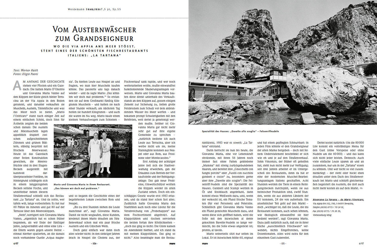 Vom Austernwäscher zum Grandseigneur