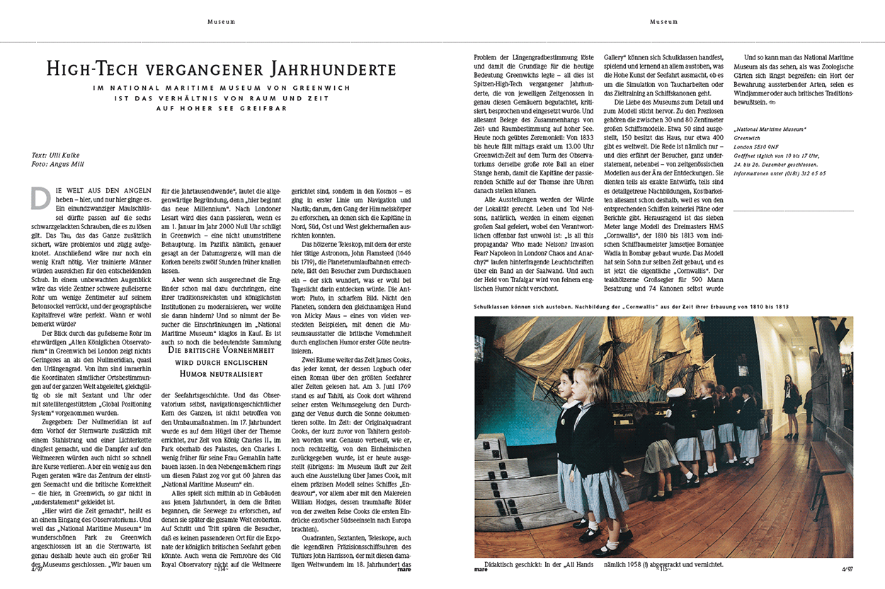 High-Tech vergangener Jahrhunderte