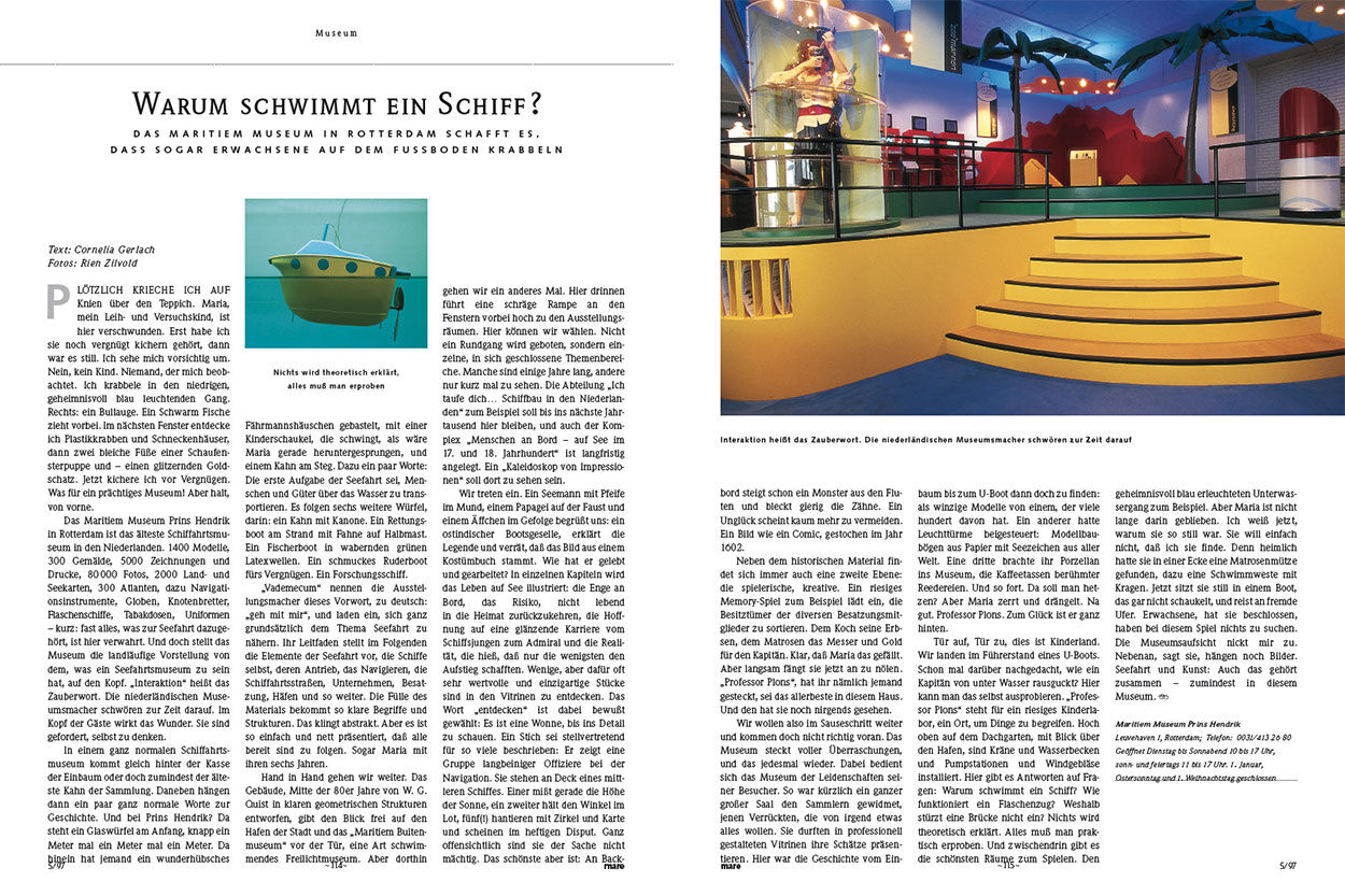 Warum schwimmt ein Schiff?