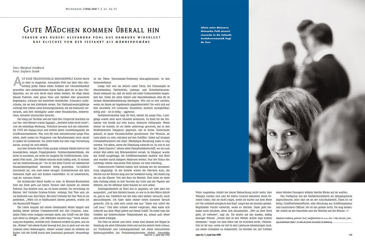 Gute Mädchen kommen überall hin