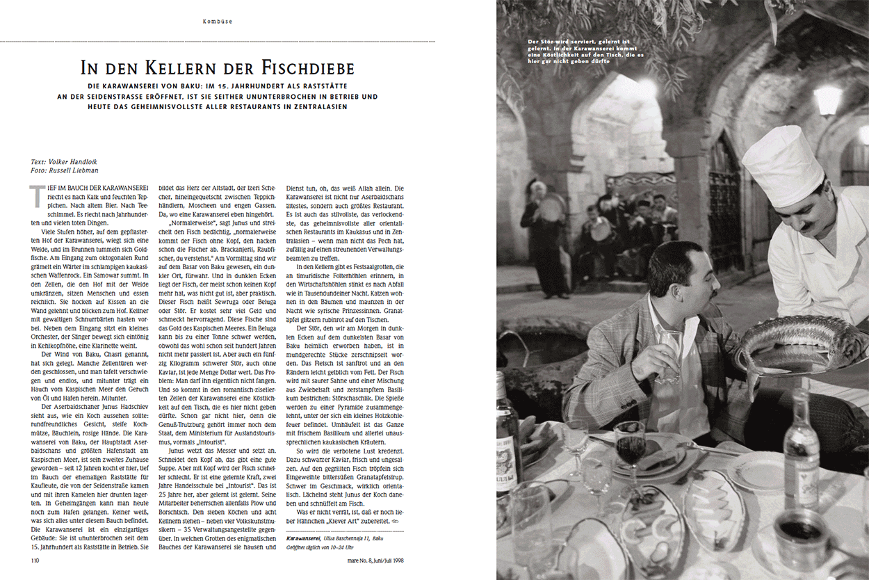 In den Kellern der Fischdiebe