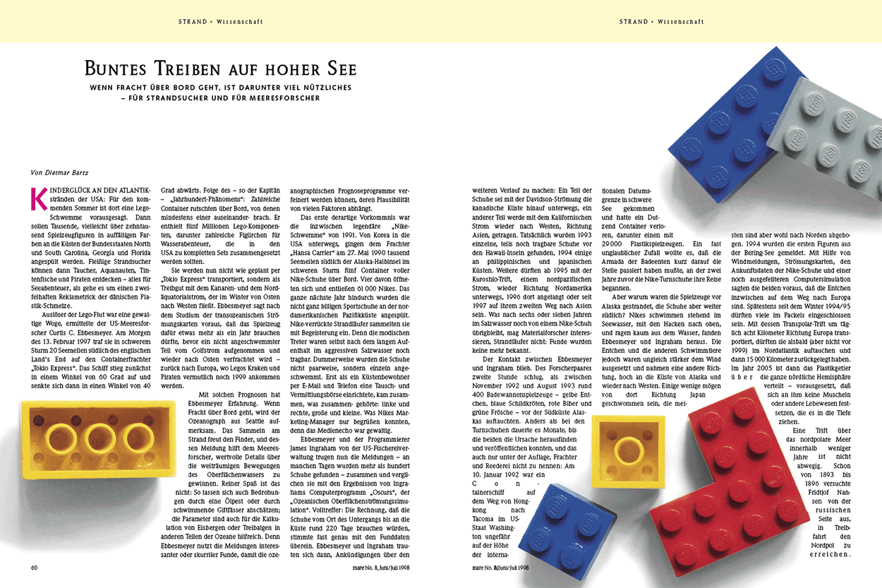 Buntes Treiben auf hoher See