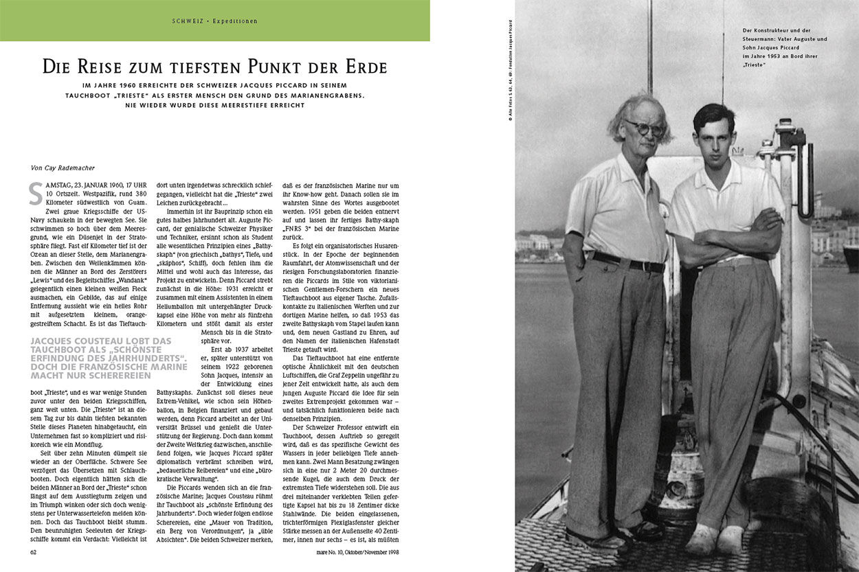 Zum tiefsten Punkt der Erde