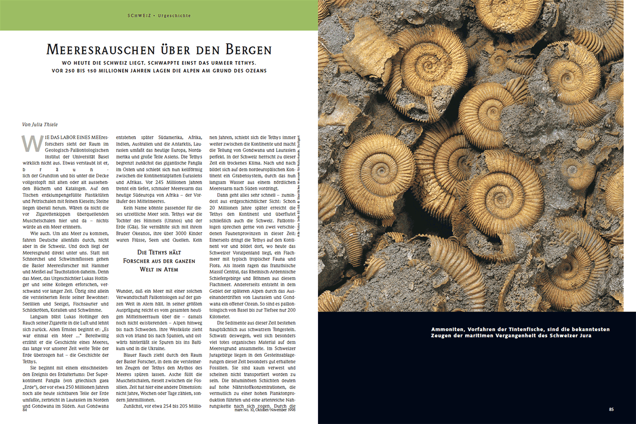 Meeresrauschen über den Bergen