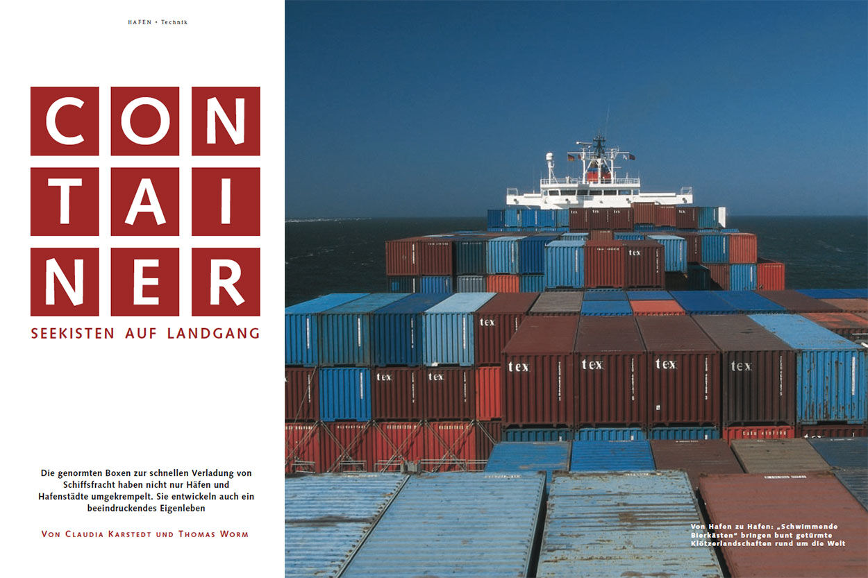 Container: Seekisten auf Landgang