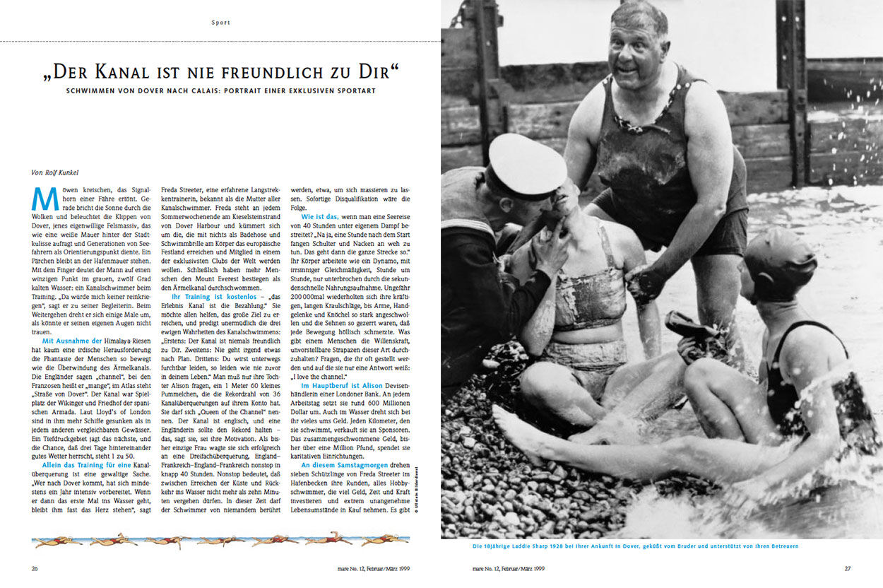 „Der Kanal ist nie freundlich zu dir