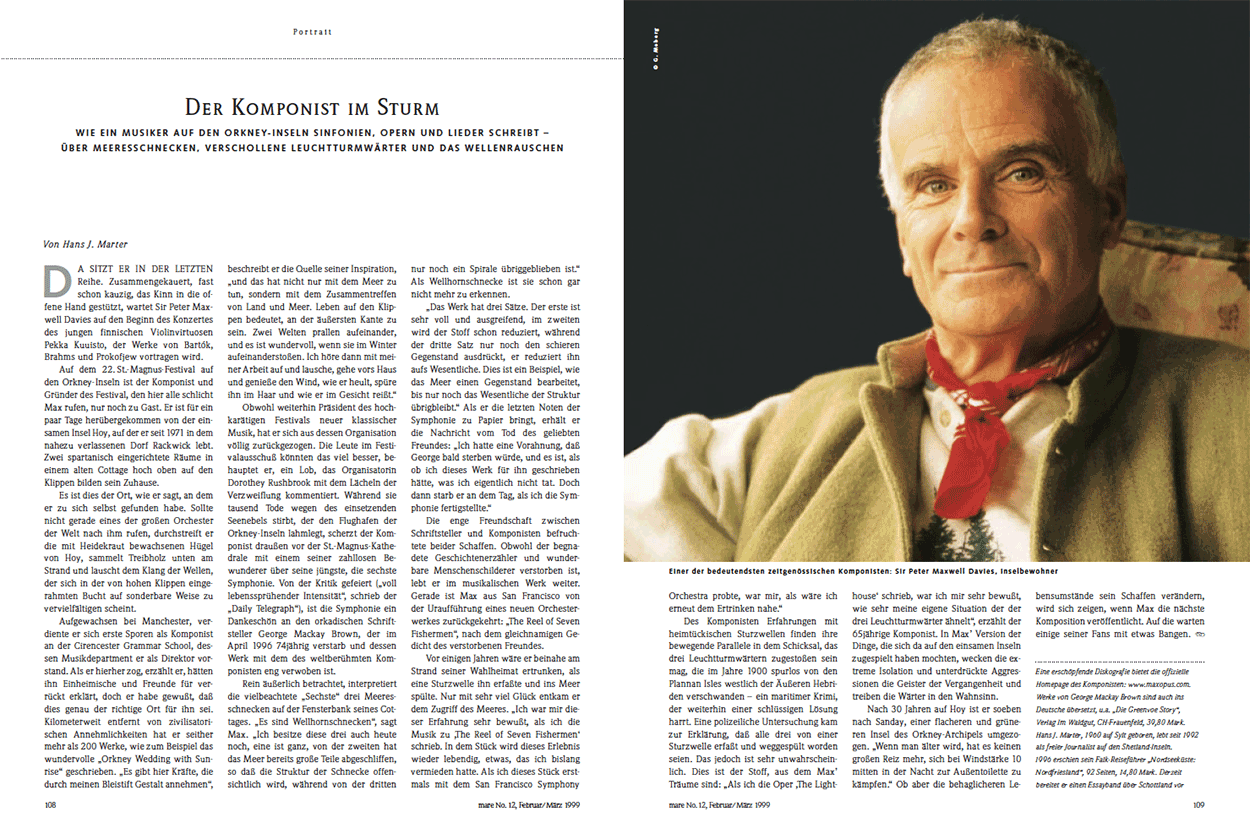 Der Komponist im Sturm