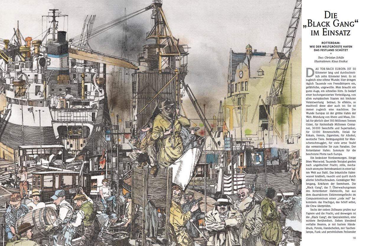 Die „Black Gang“ im Einsatz