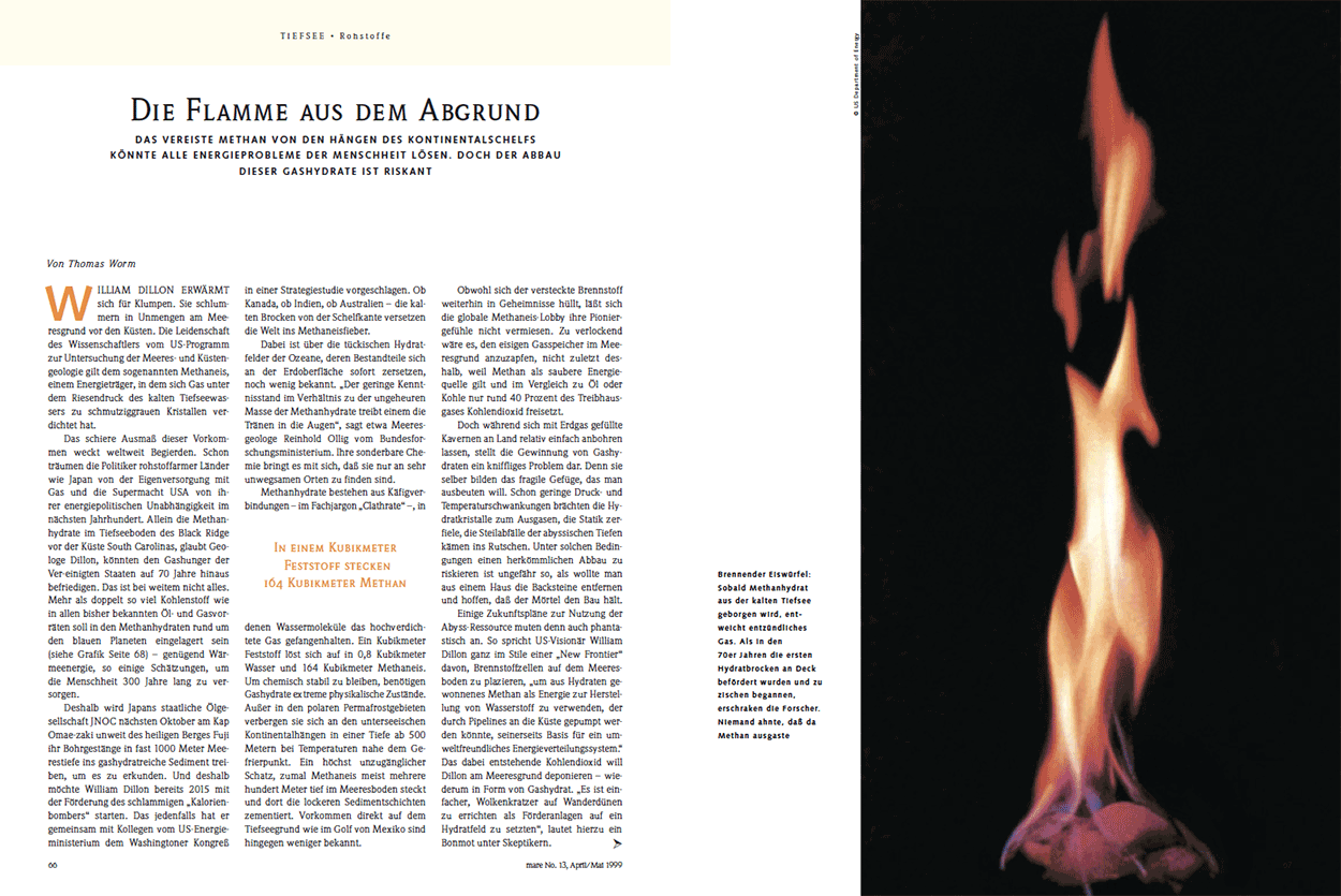 Die Flamme aus dem Abgrund