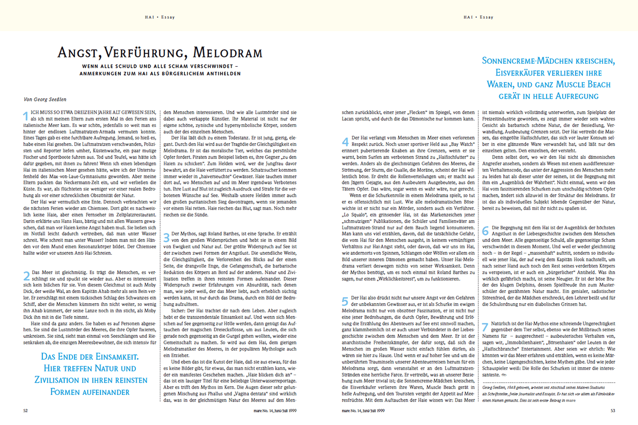 Angst, Verführung, Melodram