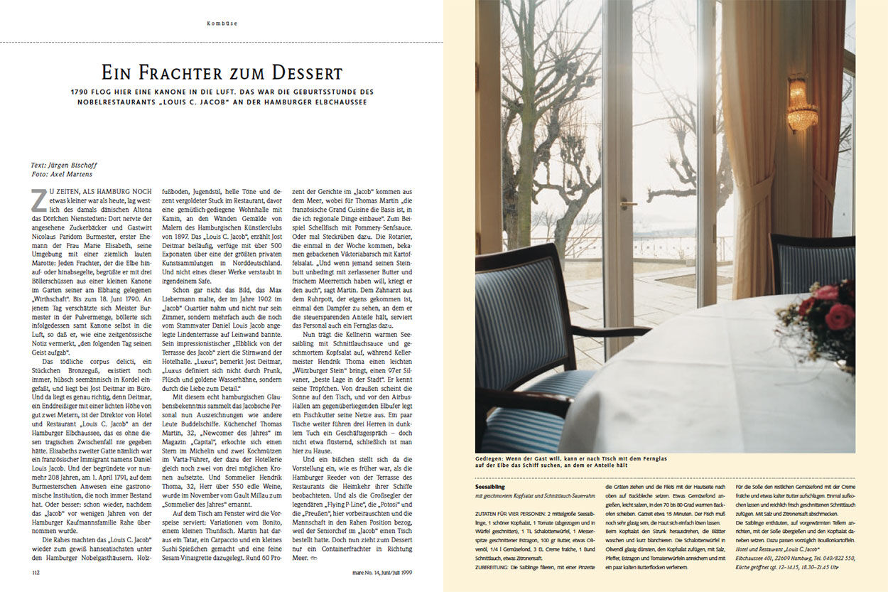 Ein Frachter zum Dessert