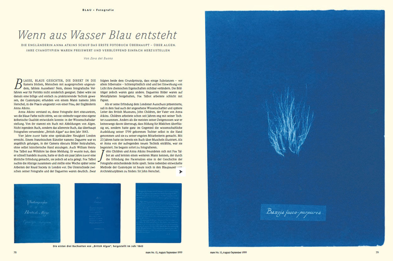 Wenn aus Wasser Blau entsteht