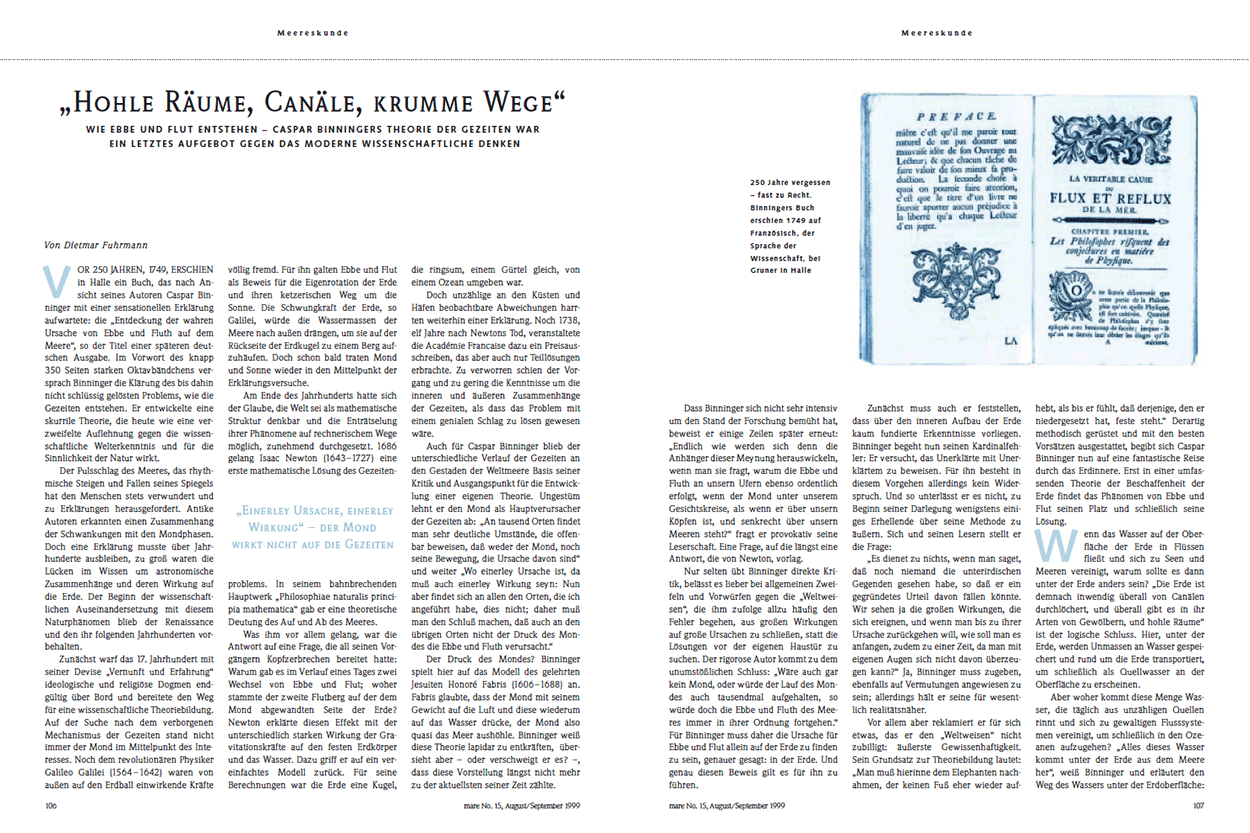 „Hohle Räume, Canäle, krumme Wege“