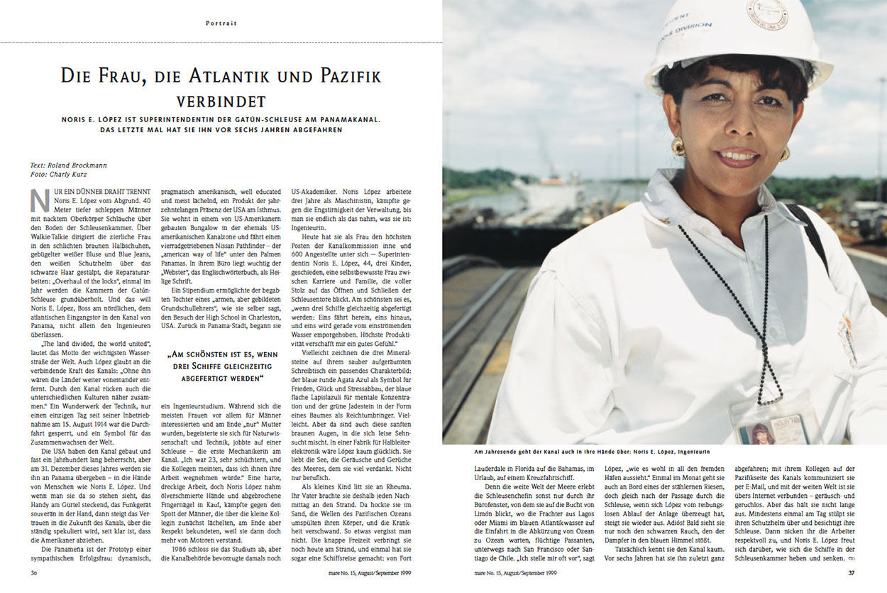 Die Frau, die Atlantik und Pazifik verbindet