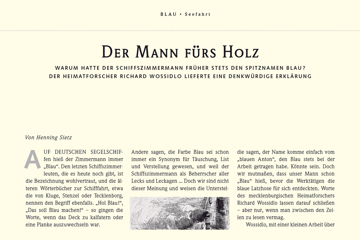 Der Mann fürs Holz