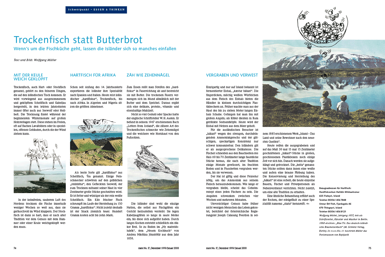 Trockenfisch statt Butterbrot