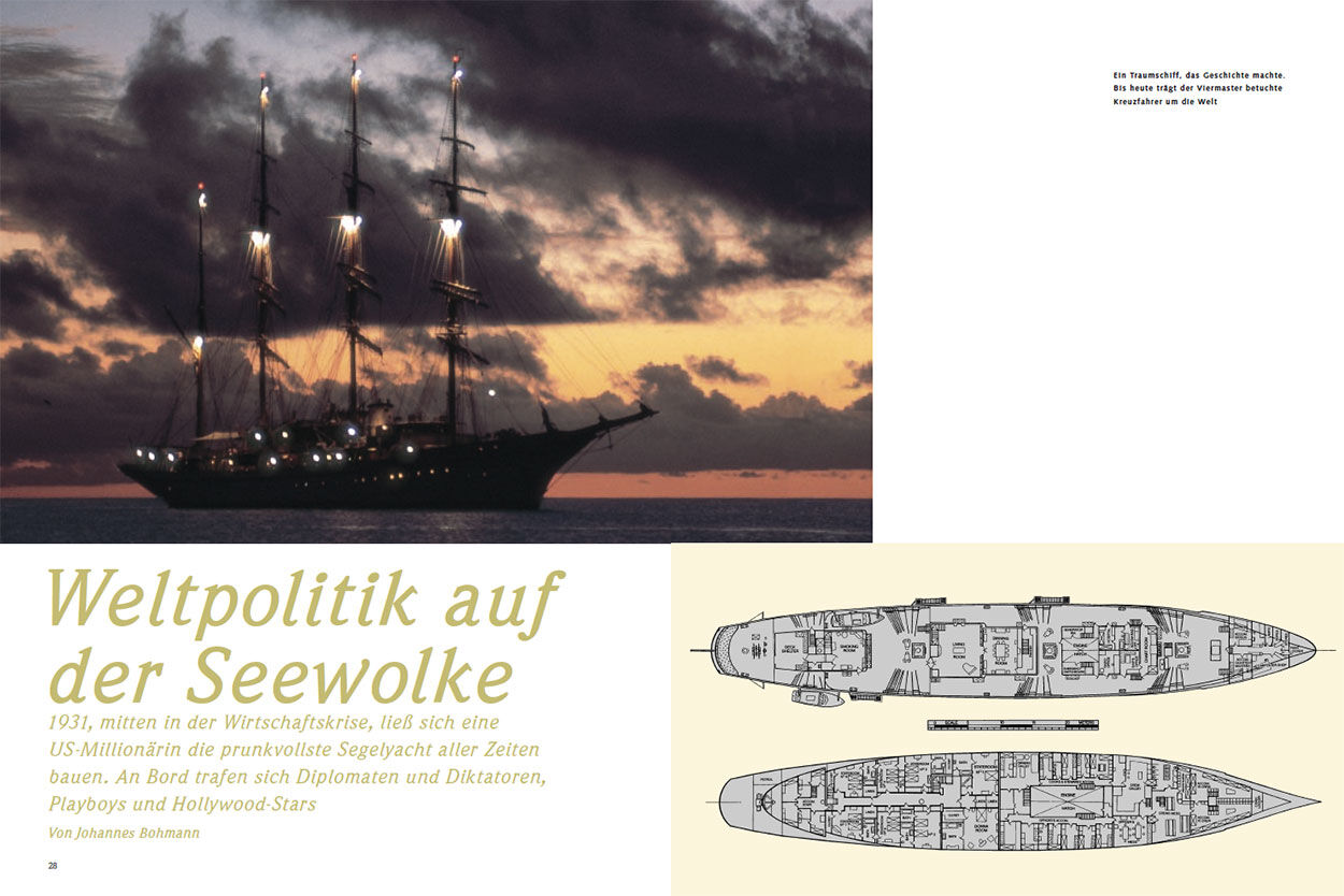 Weltpolitik auf der Seewolke