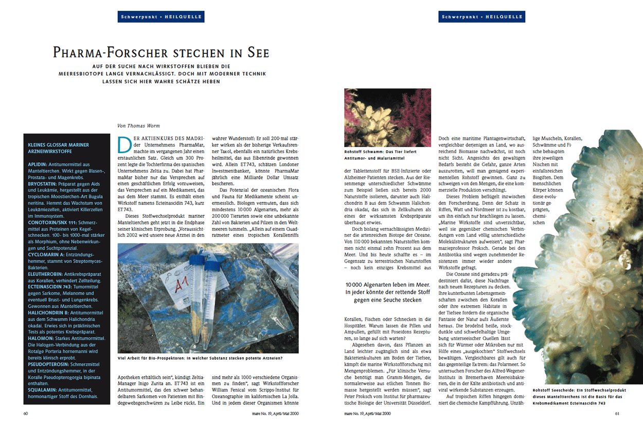 Pharma-Forscher stechen in See