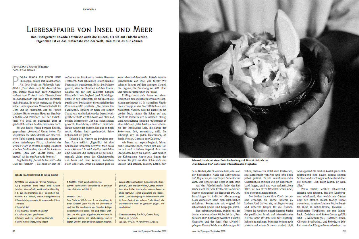 Liebesaffaire von Insel und Meer