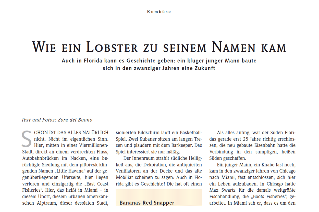 Wie ein Lobster zu seinem Namen kam