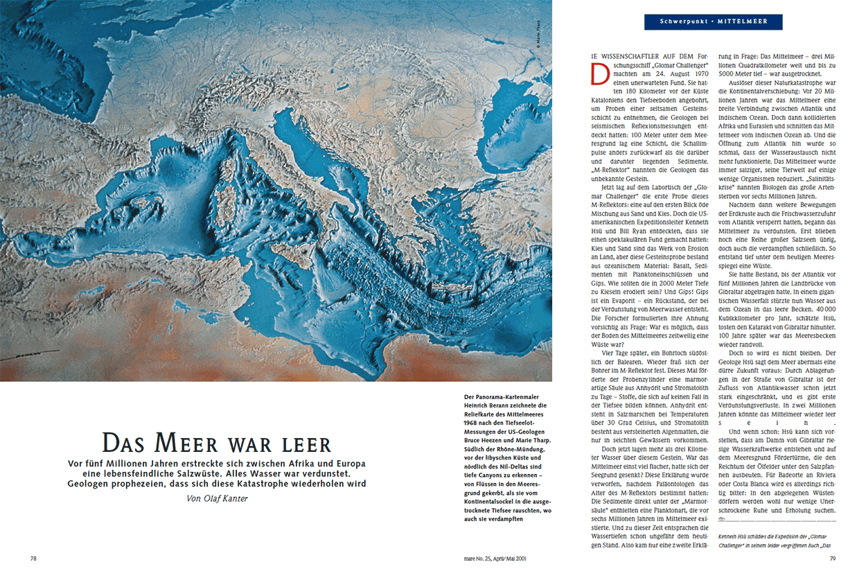 Das Meer war leer