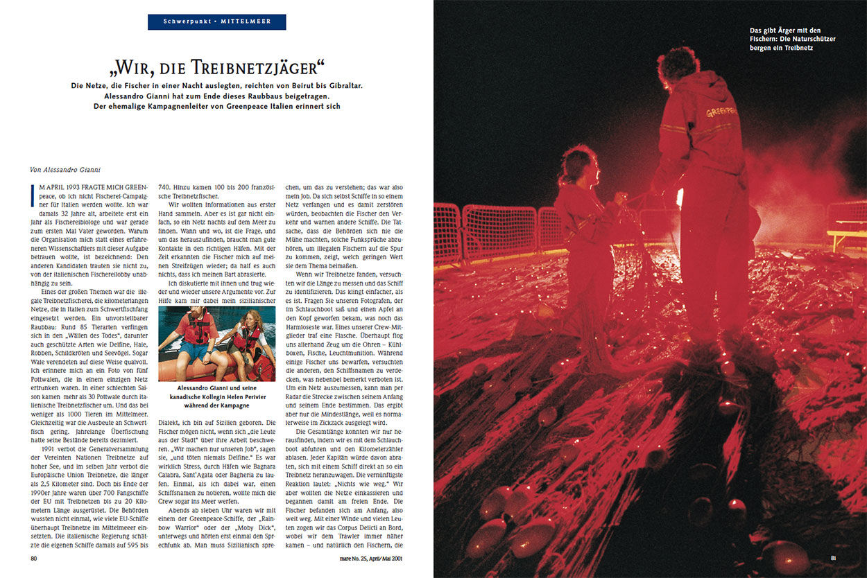 „Wir, die Treibnetzjäger“