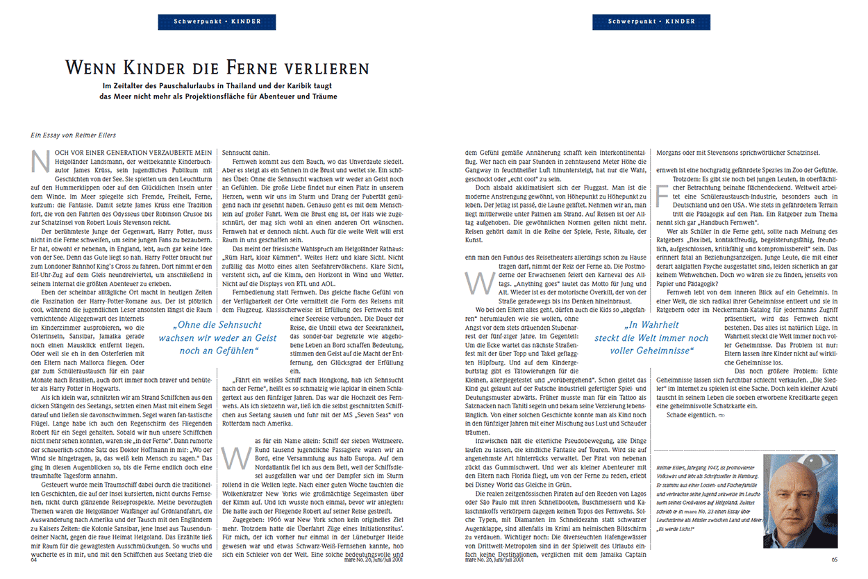 Wenn Kinder die Ferne verlieren