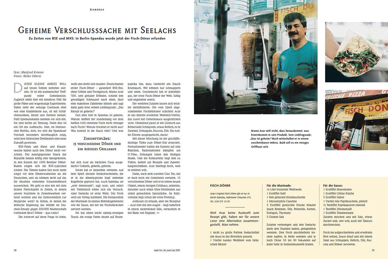 Geheime Verschlusssache mit Seelachs