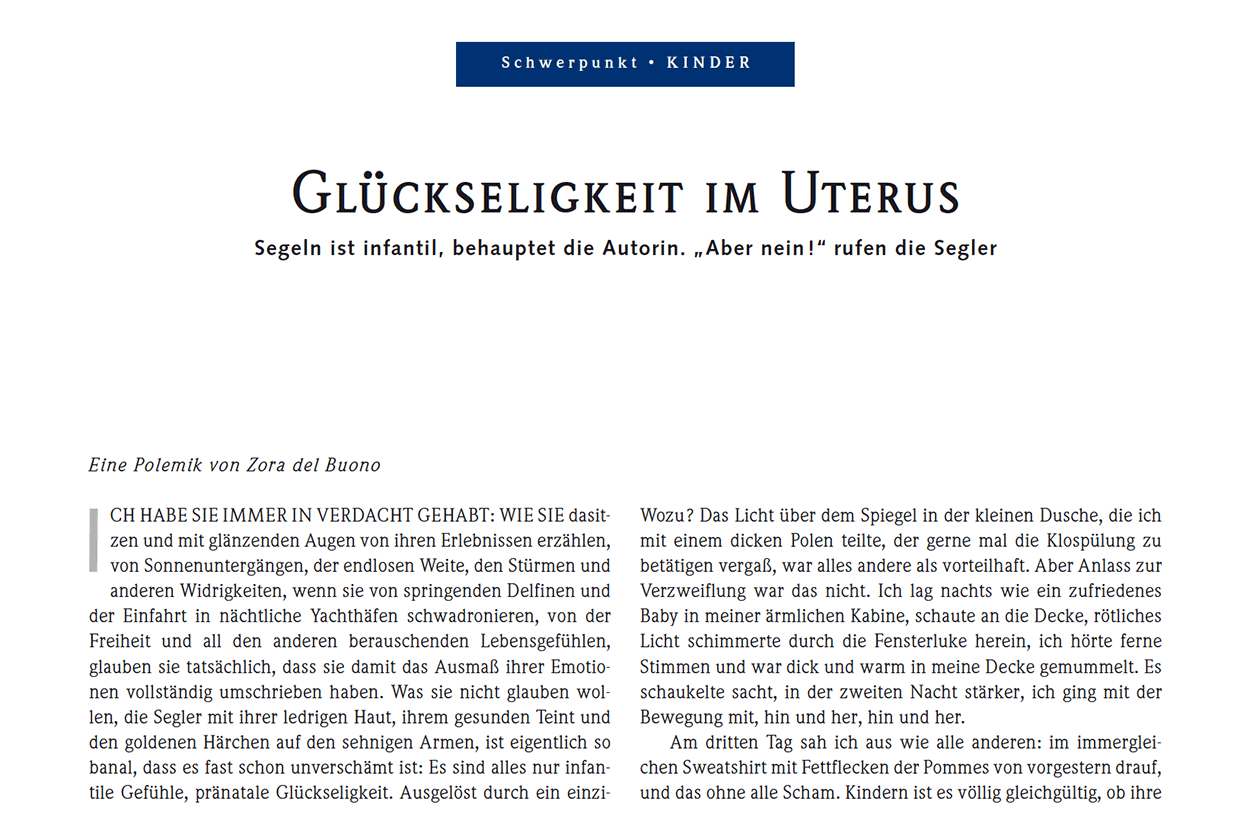Glückseligkeit im Uterus