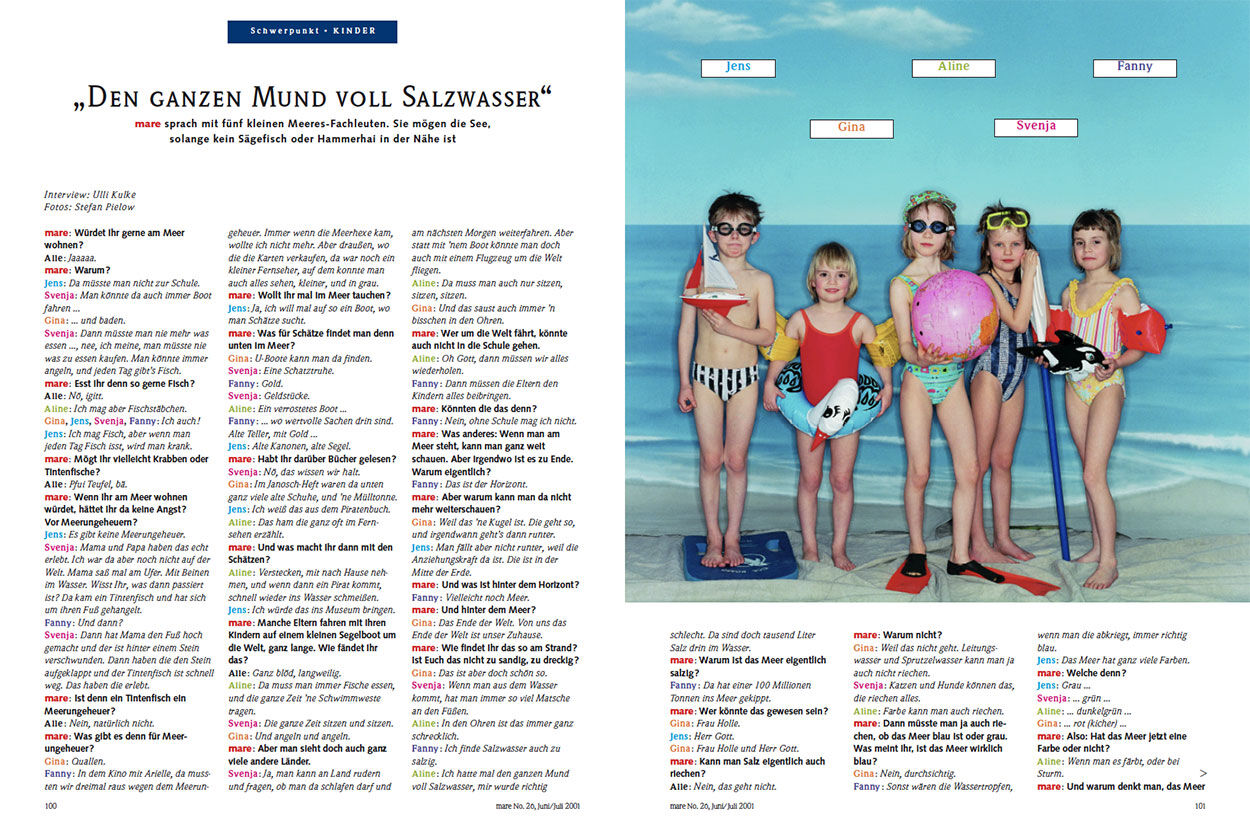 „Den ganzen Mund voll Salzwasser“