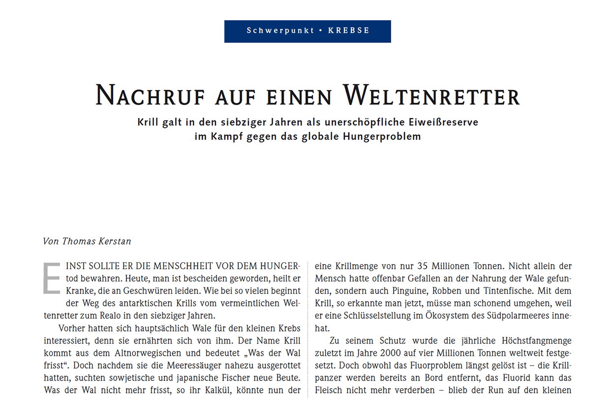 Nachruf auf einen Weltenretter