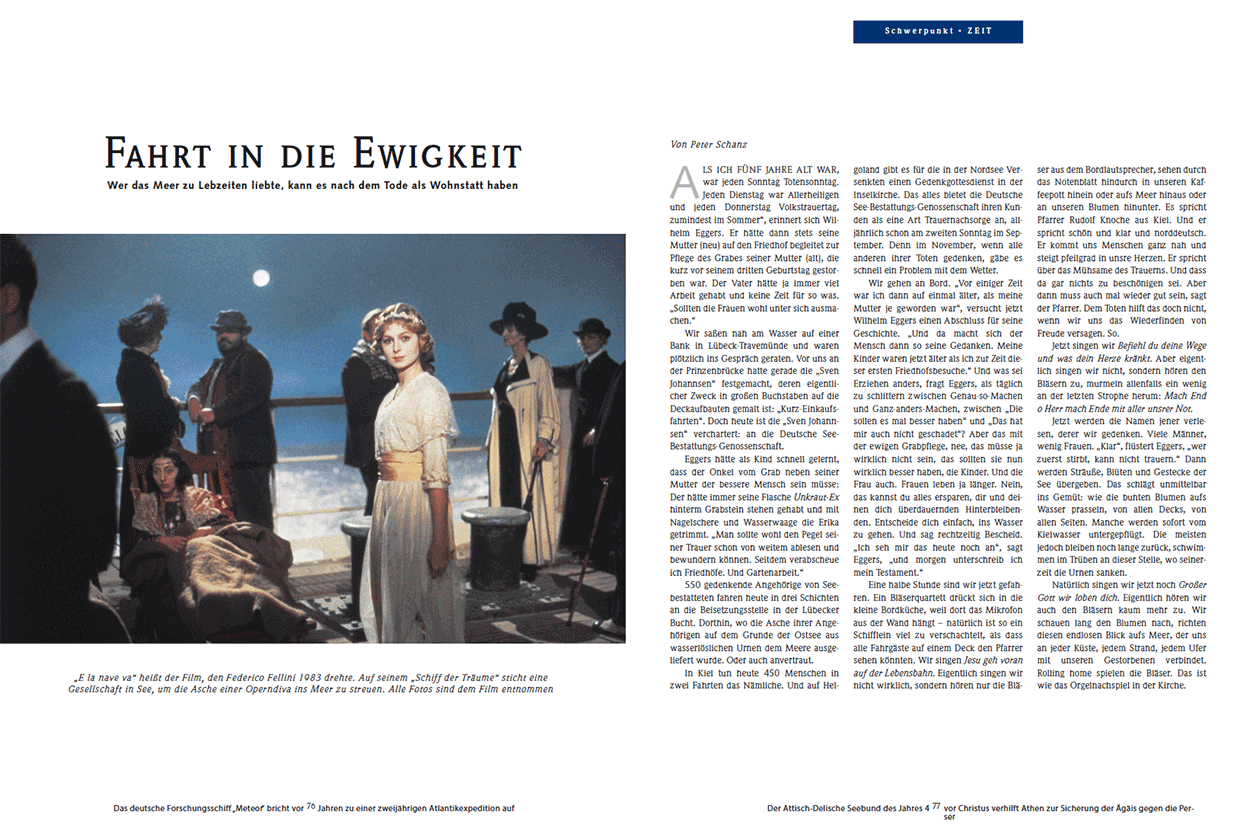 Fahrt in die Ewigkeit