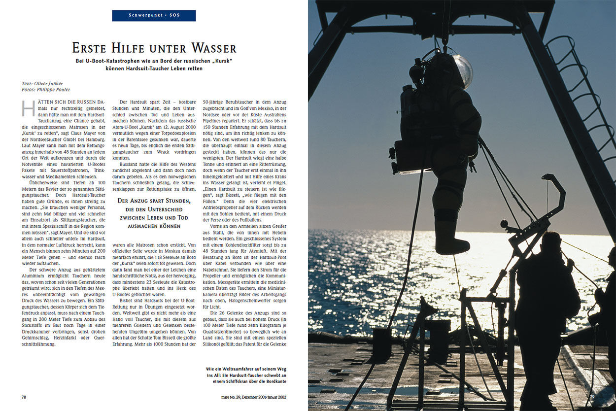 Erste Hilfe unter Wasser