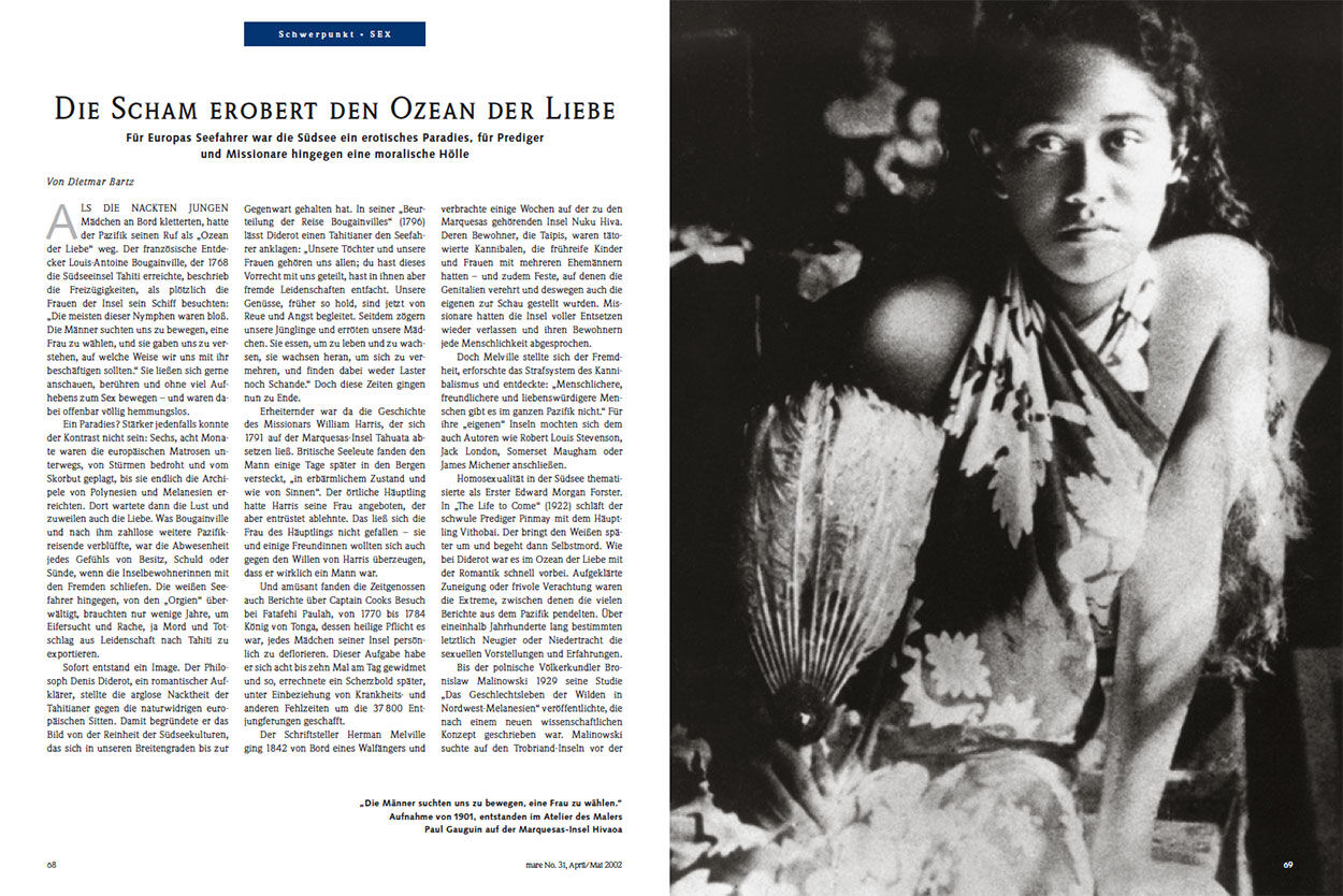 Die Scham erobert den Ozean der Liebe