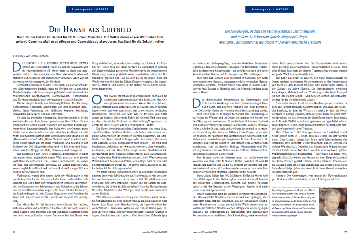 Die Hanse als Leitbild