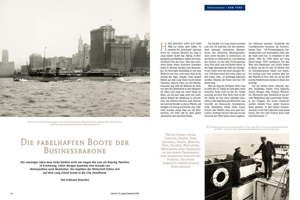 Die fabelhaften Boote der Businessbarone