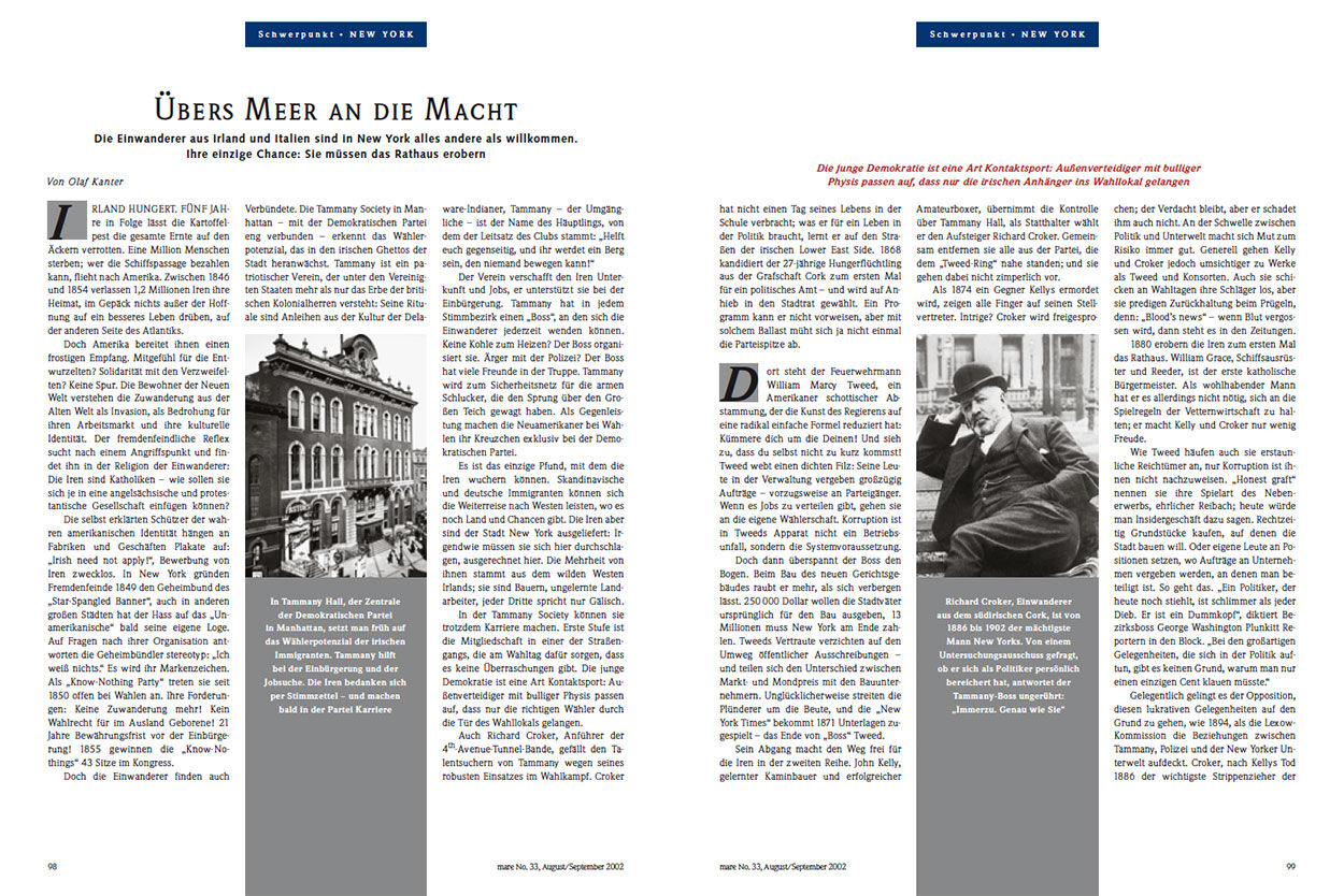 Übers Meer an die Macht