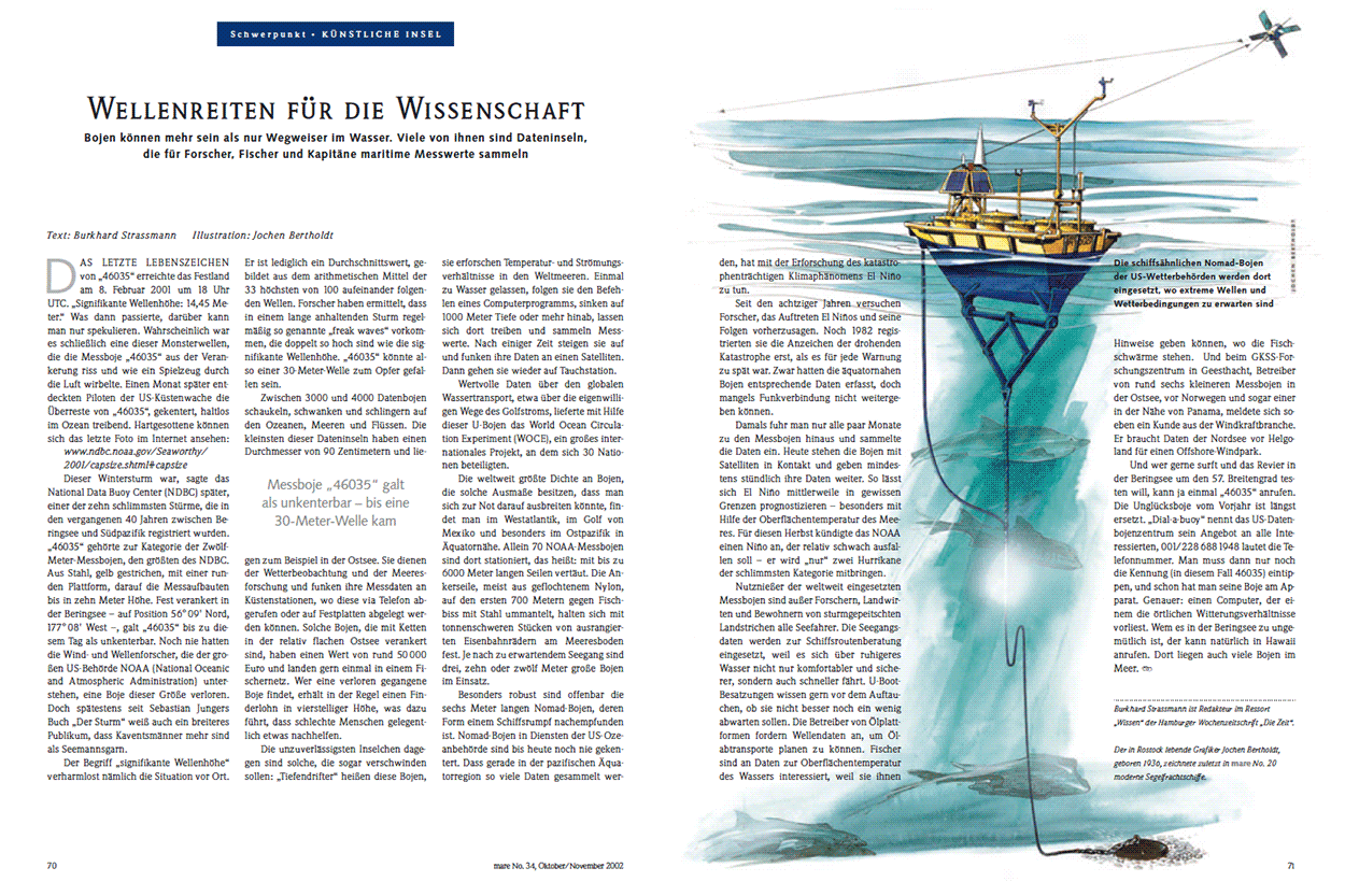 Wellenreiten für die Wissenschaft