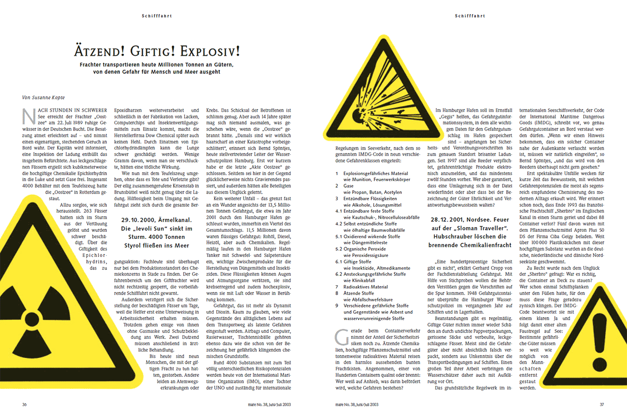 Ätzend! Giftig! Explosiv!