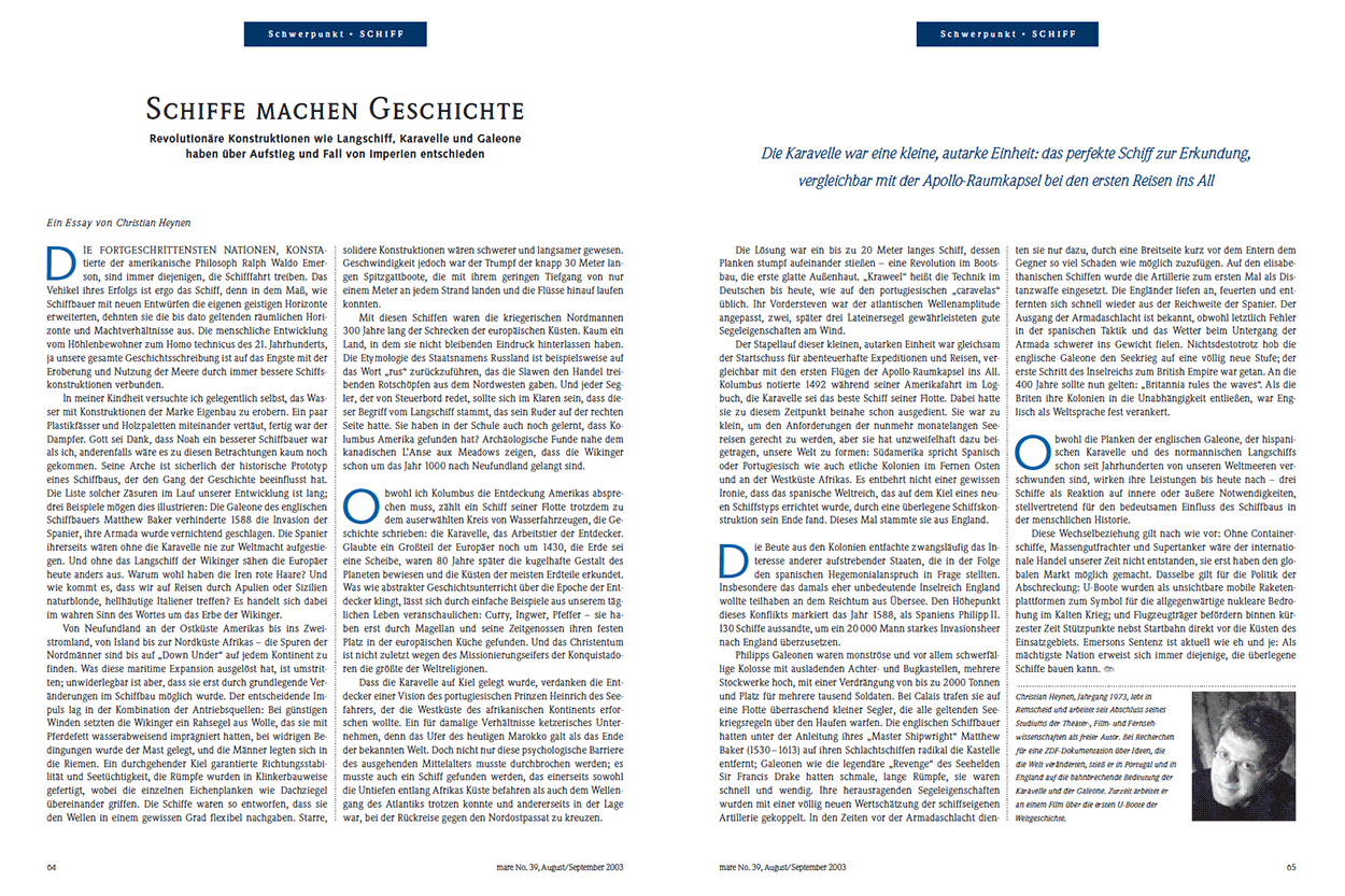 Schiffe machen Geschichte