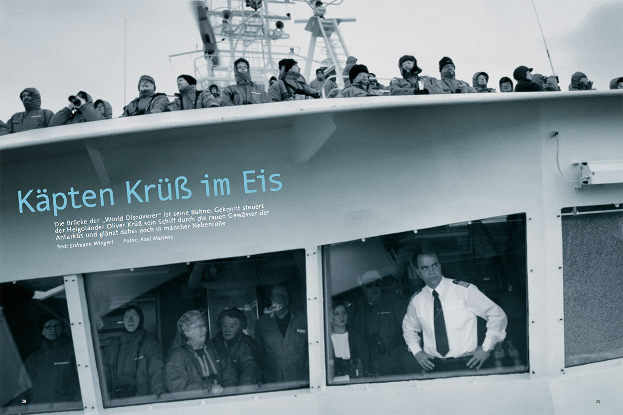 Käpten Krüss im Eis