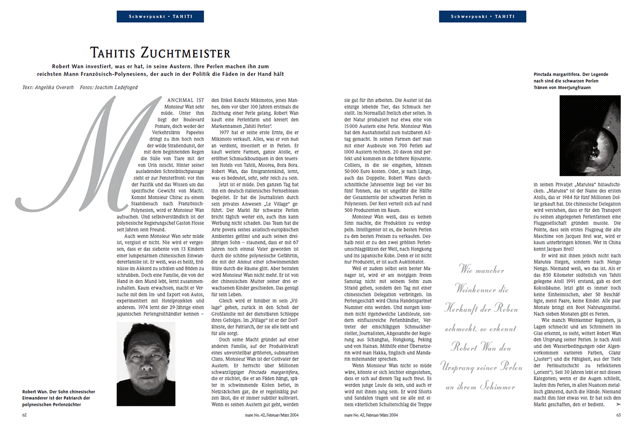 Tahitis Zuchtmeister