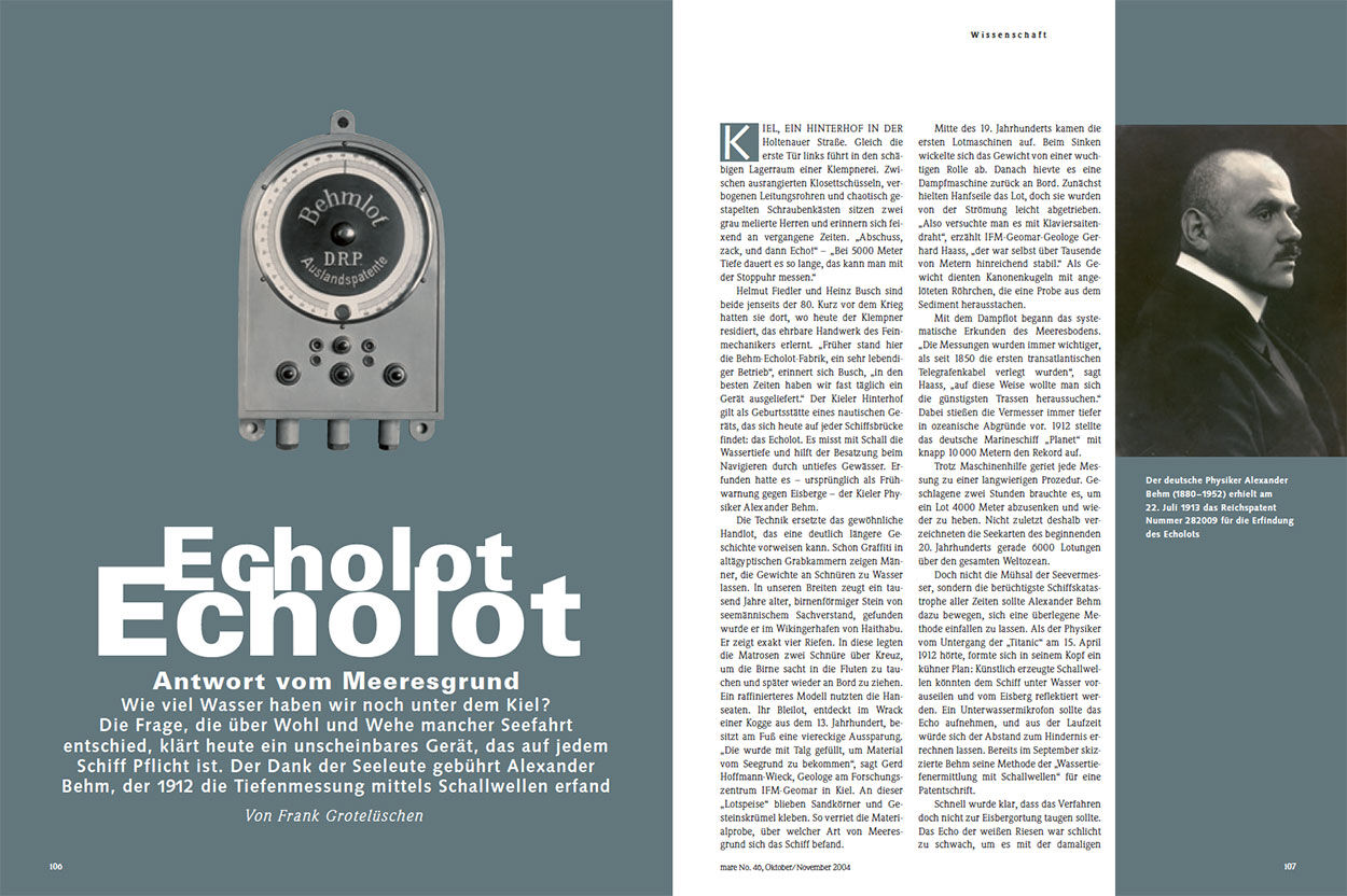 Antwort vom Meeresgrund