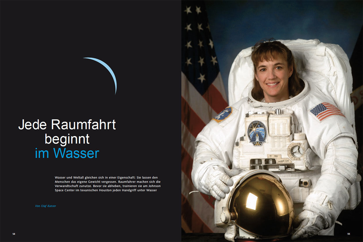 Jede Raumfahrt beginnt im Wasser