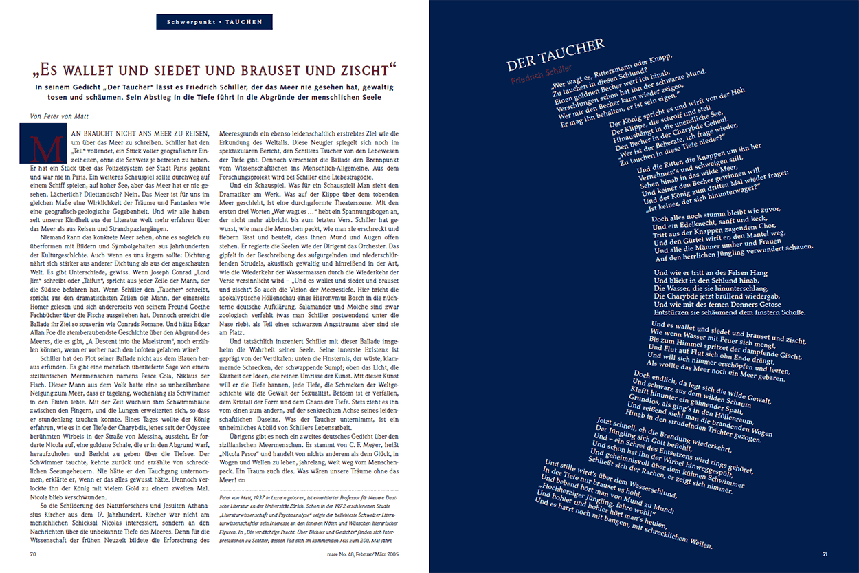 „Es wallet und siedet und brauset und zischt“ 