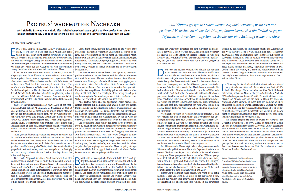 Proteus’ wagemutige Nachbarn