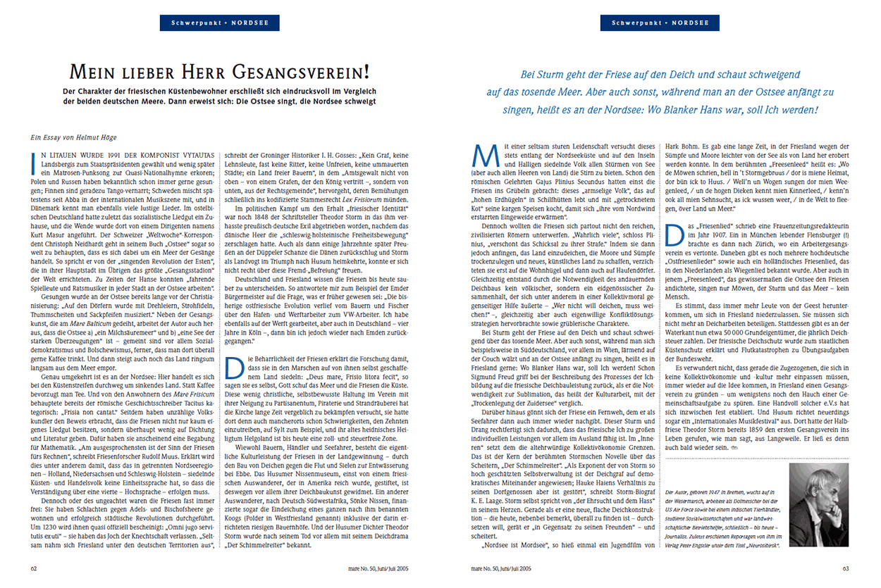 Mein lieber Herr Gesangsverein! 